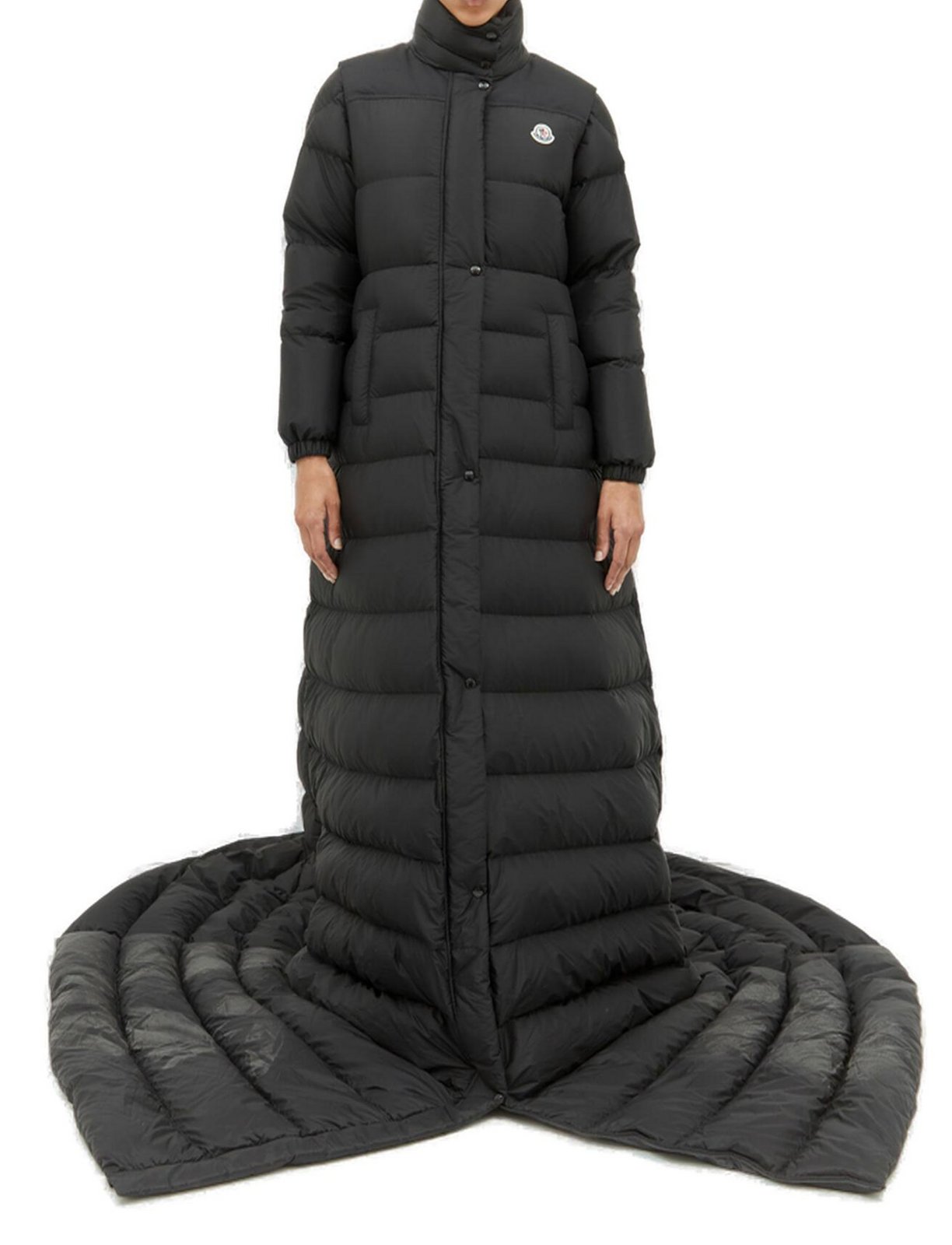 Moncler Detachable Sleeved Verone 2-In-1 Long Down Coat