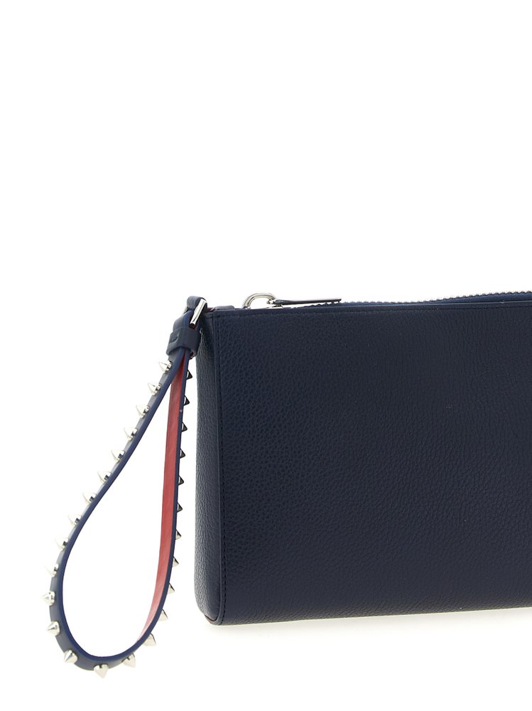 【関税込み】CHRISTIAN LOUBOUTIN Cabata' clutch Christian Louboutin Patent Leather Clutch Bags for Women for