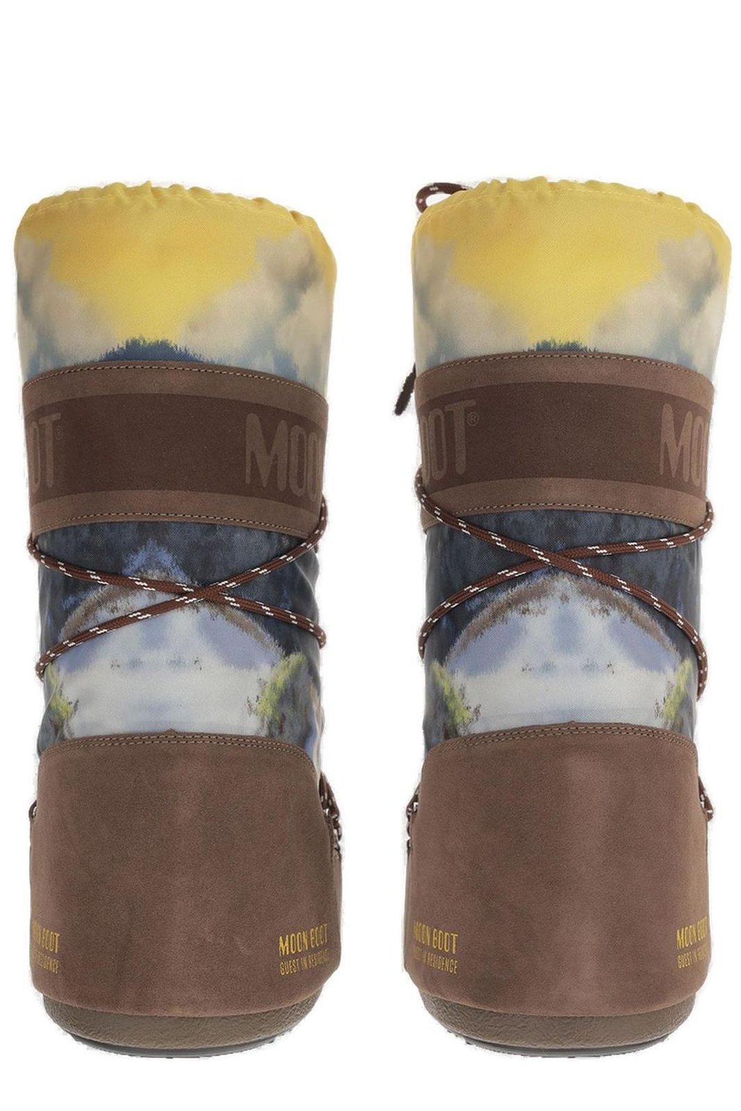 Moon Boot Icon Postcard Lace Snow Boots