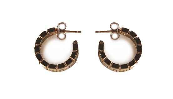 VERSACEヴェルサーチ　グレカフープピアス（片耳のみ） 関税込】VERSACE ヴェルサーチェ◇グレカ ロゴ フープ ピアス