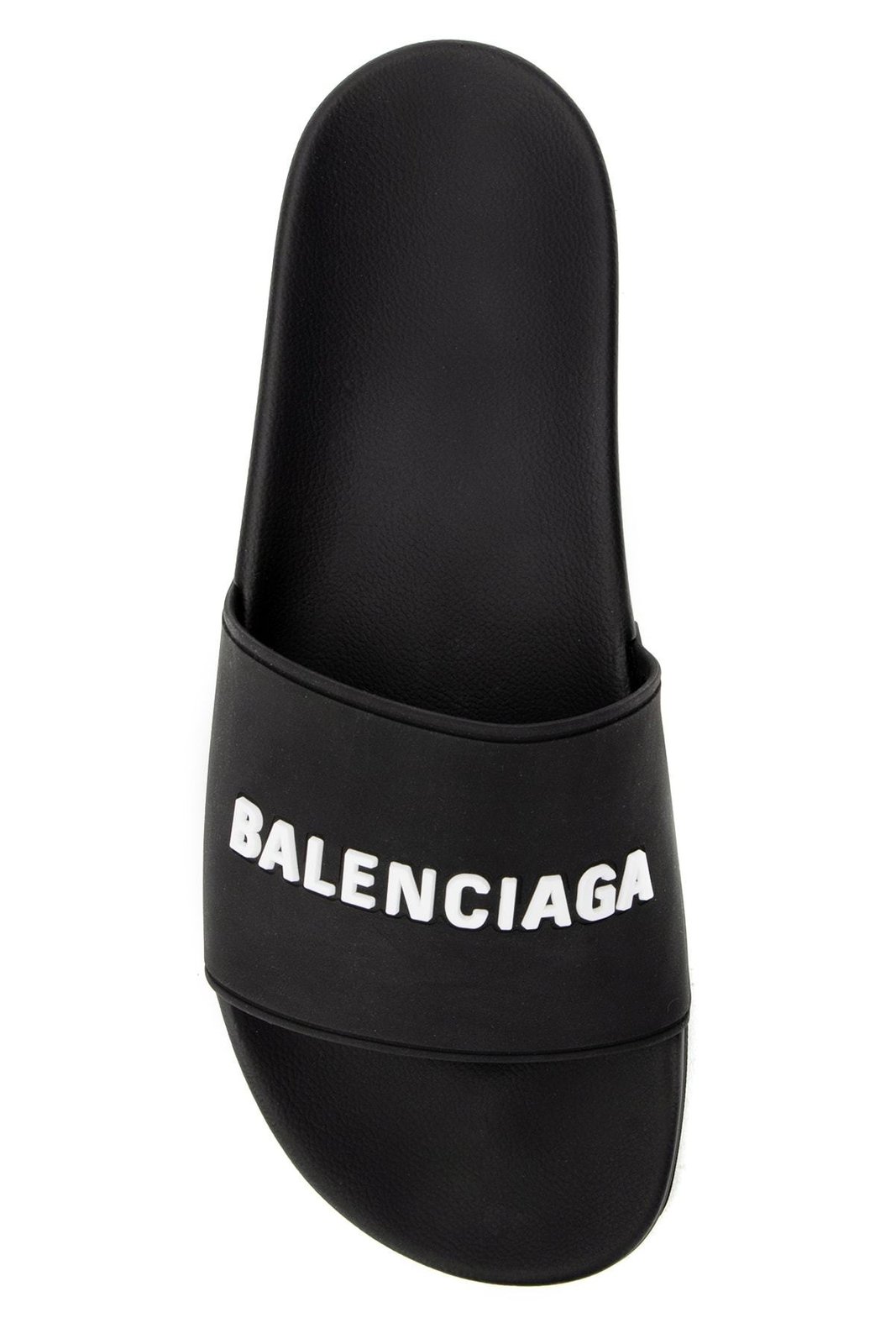 Balenciaga Logo Printed Pool Slides