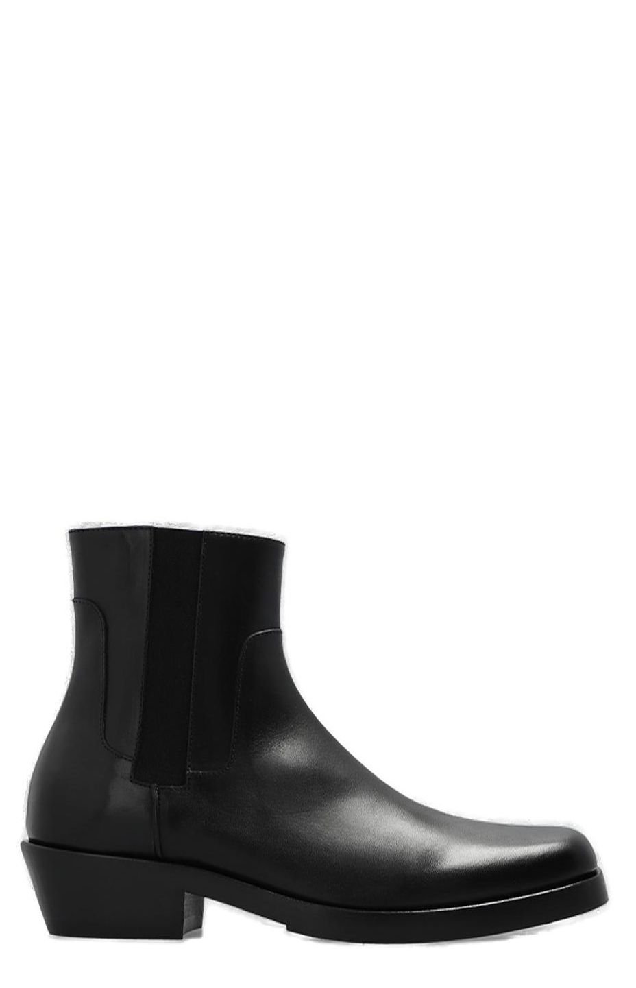 Raf Simons スクエアトゥ ウエスタン アンクル ブーツ – Cettire