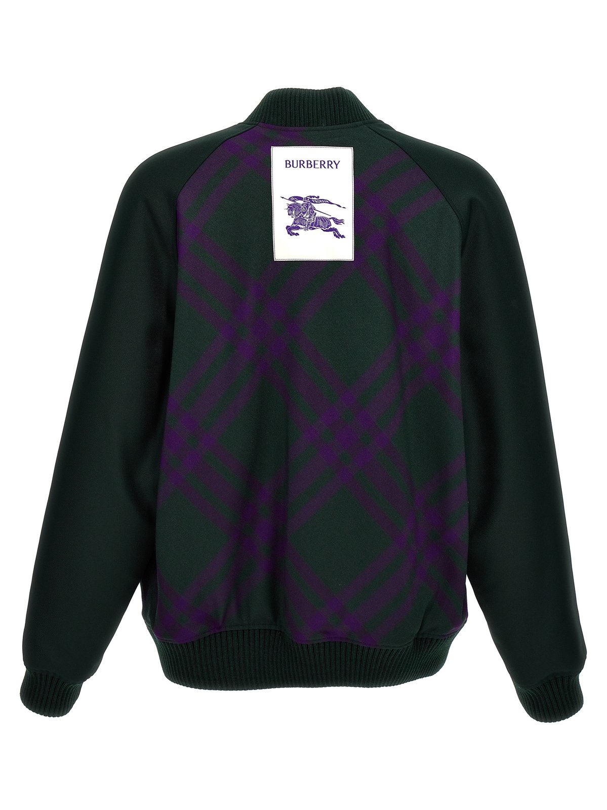 Burberry Checked Zipped Reversible Bomber Jacket
