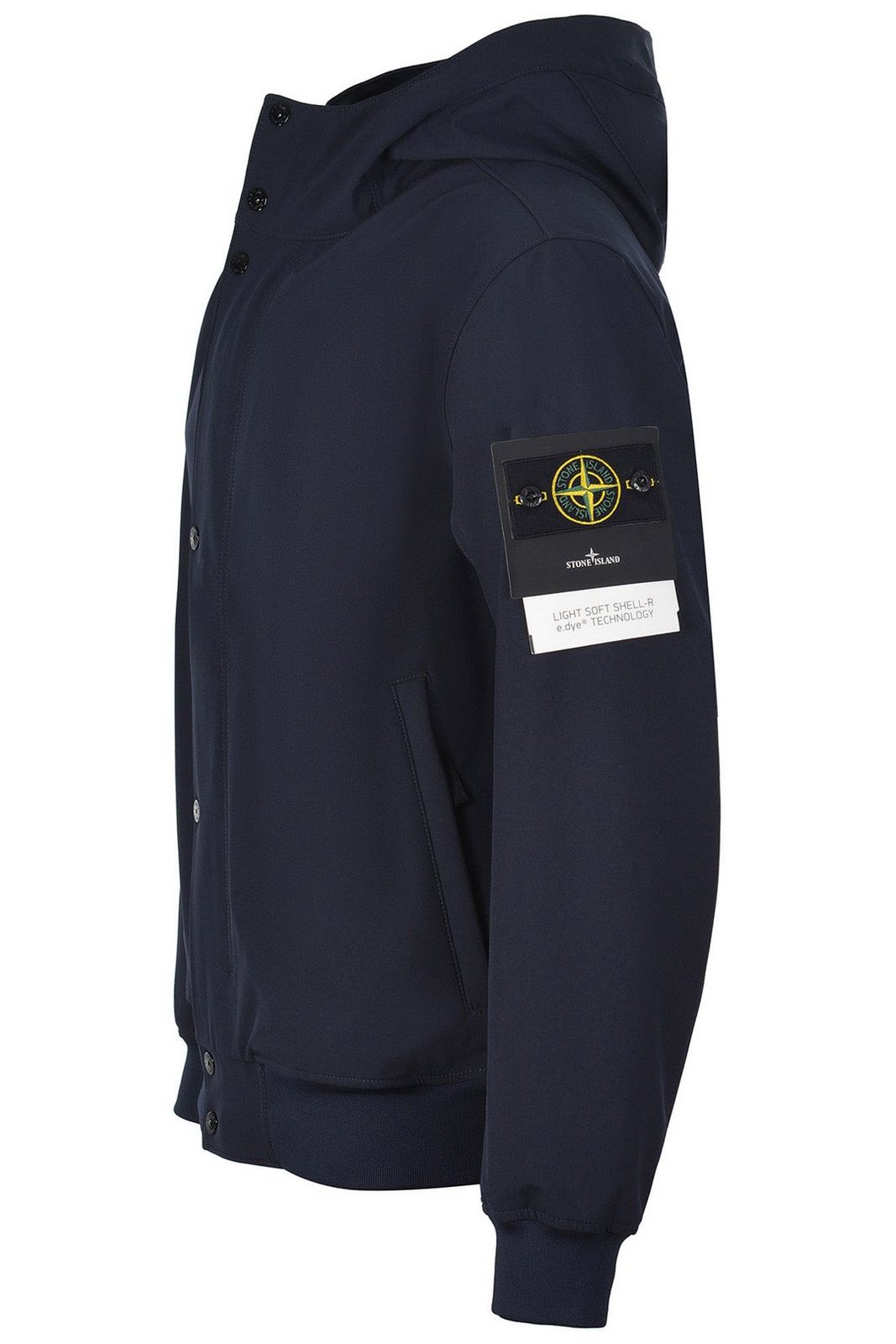 Stone Island Logo Patch Hooded Jacket – On Sale Now with Up