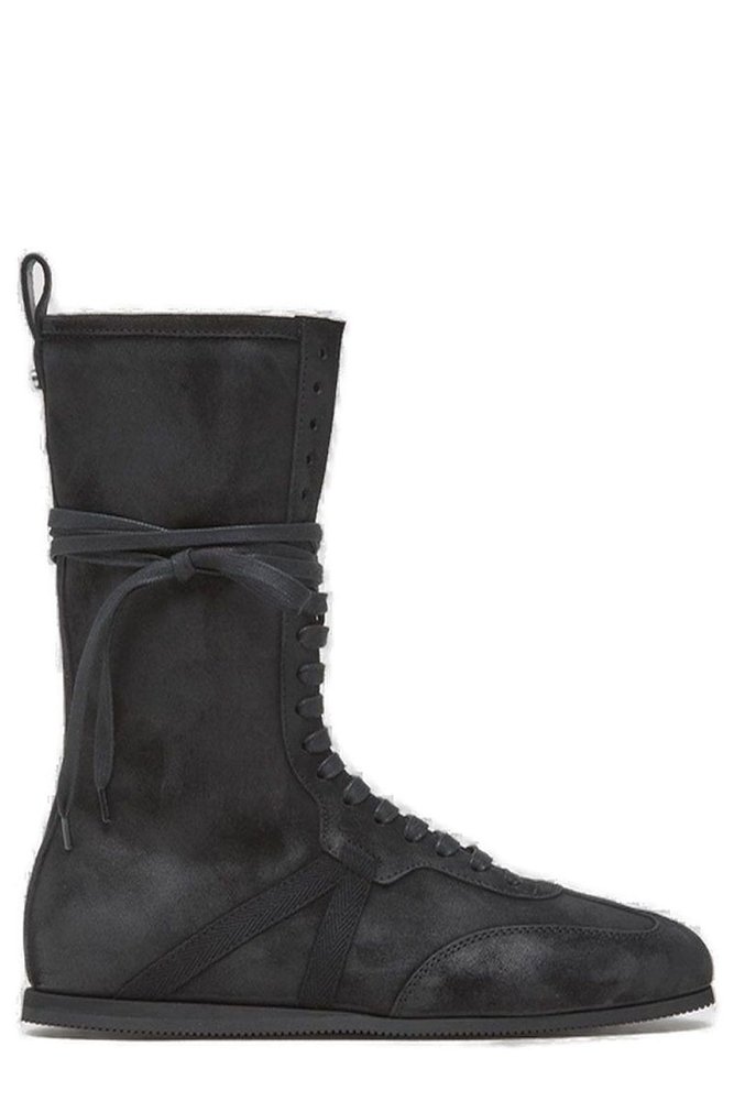Ann Demeulemeester 피데스 하이탑 복싱 스니커즈