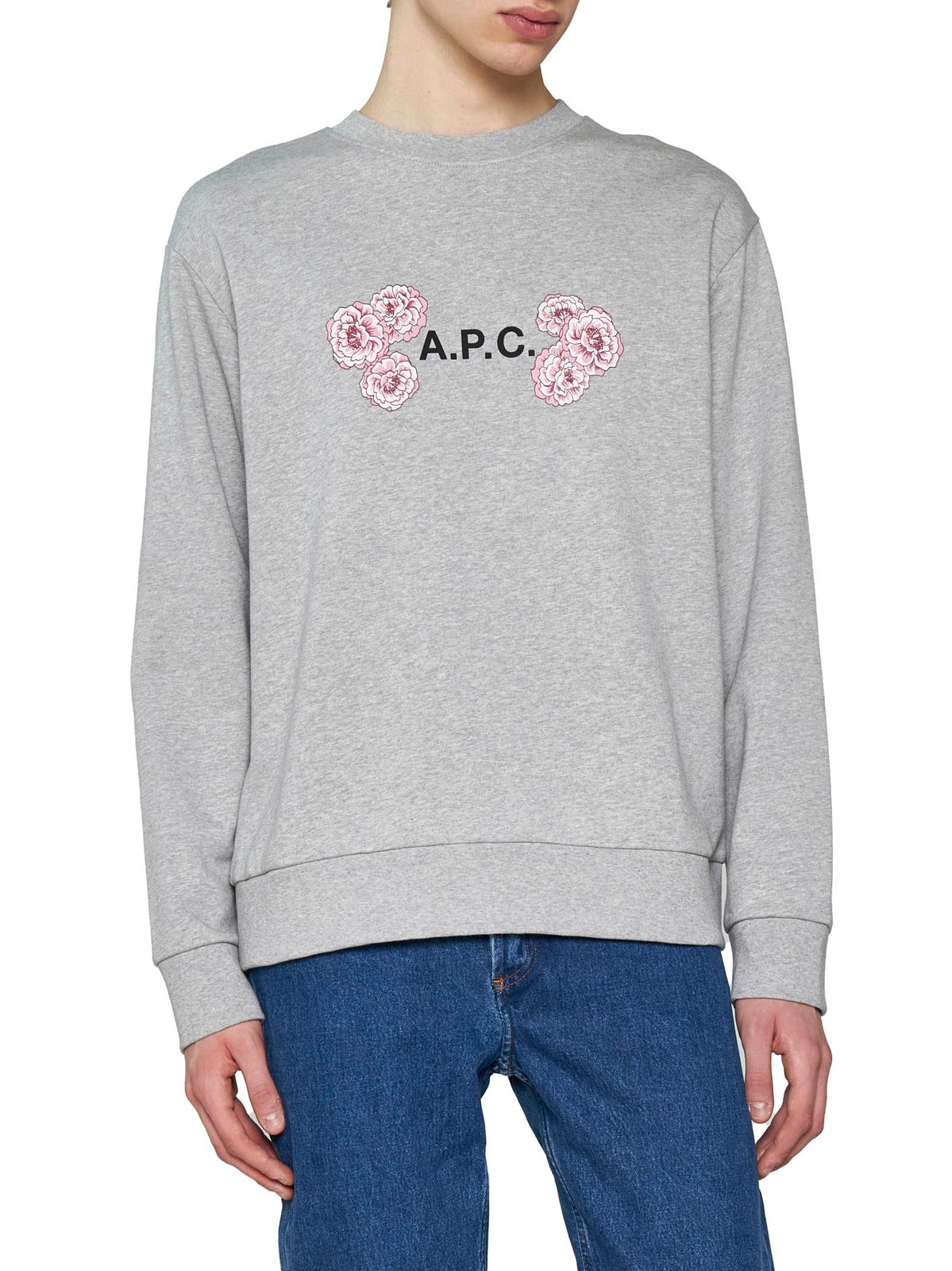 A.P.C. Logo Printed Crewneck Sweatshirt
