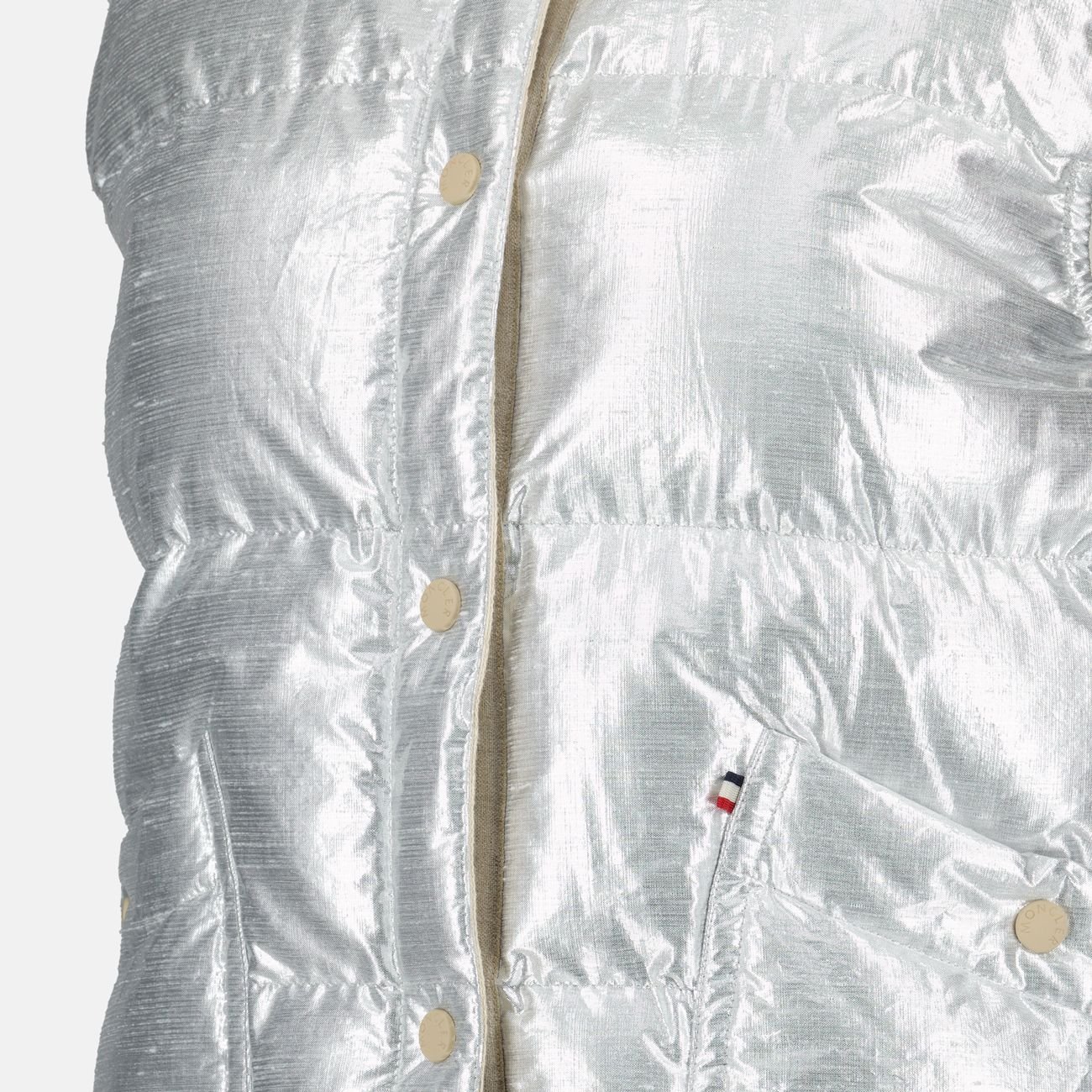 Moncler Grenoble Pinchot Lamé Down Vest