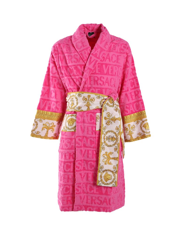 Versace I Love Baroque Belted Bathrobe