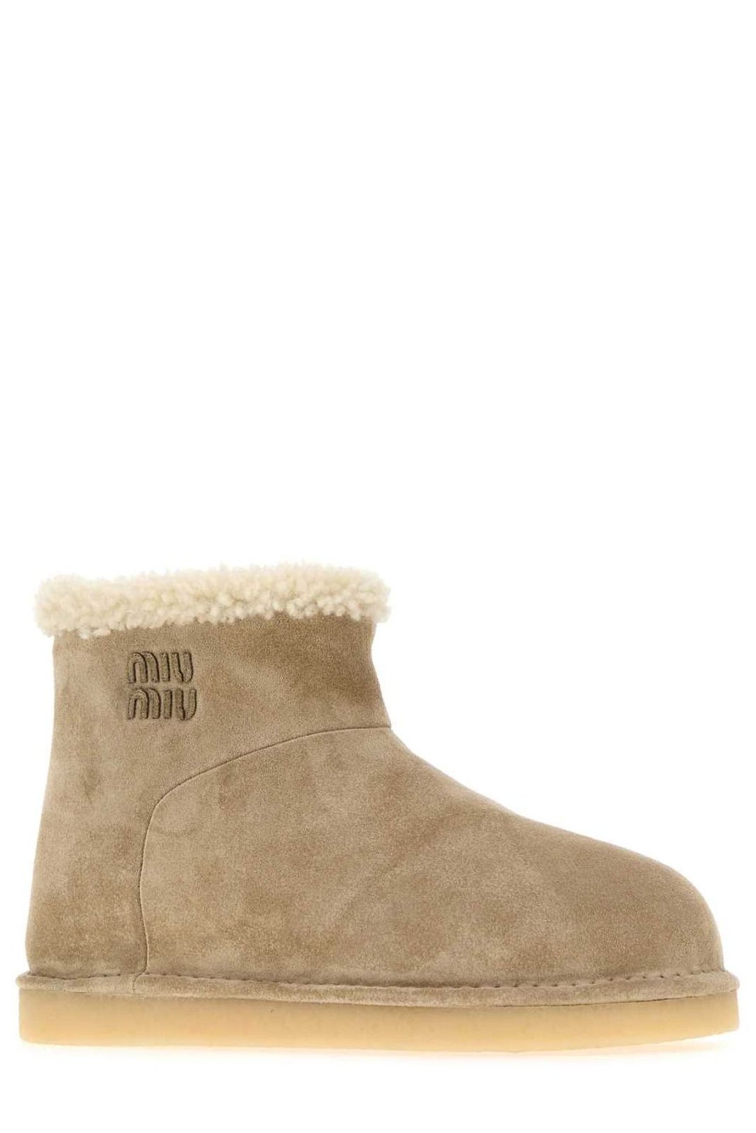 Miu Miu Logo-Detailed Boots