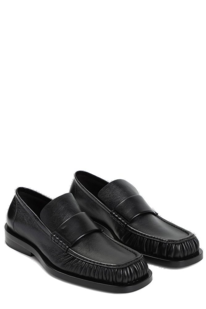 ジル サンダー スクエアトゥ スリッポン ローファー – Cettire