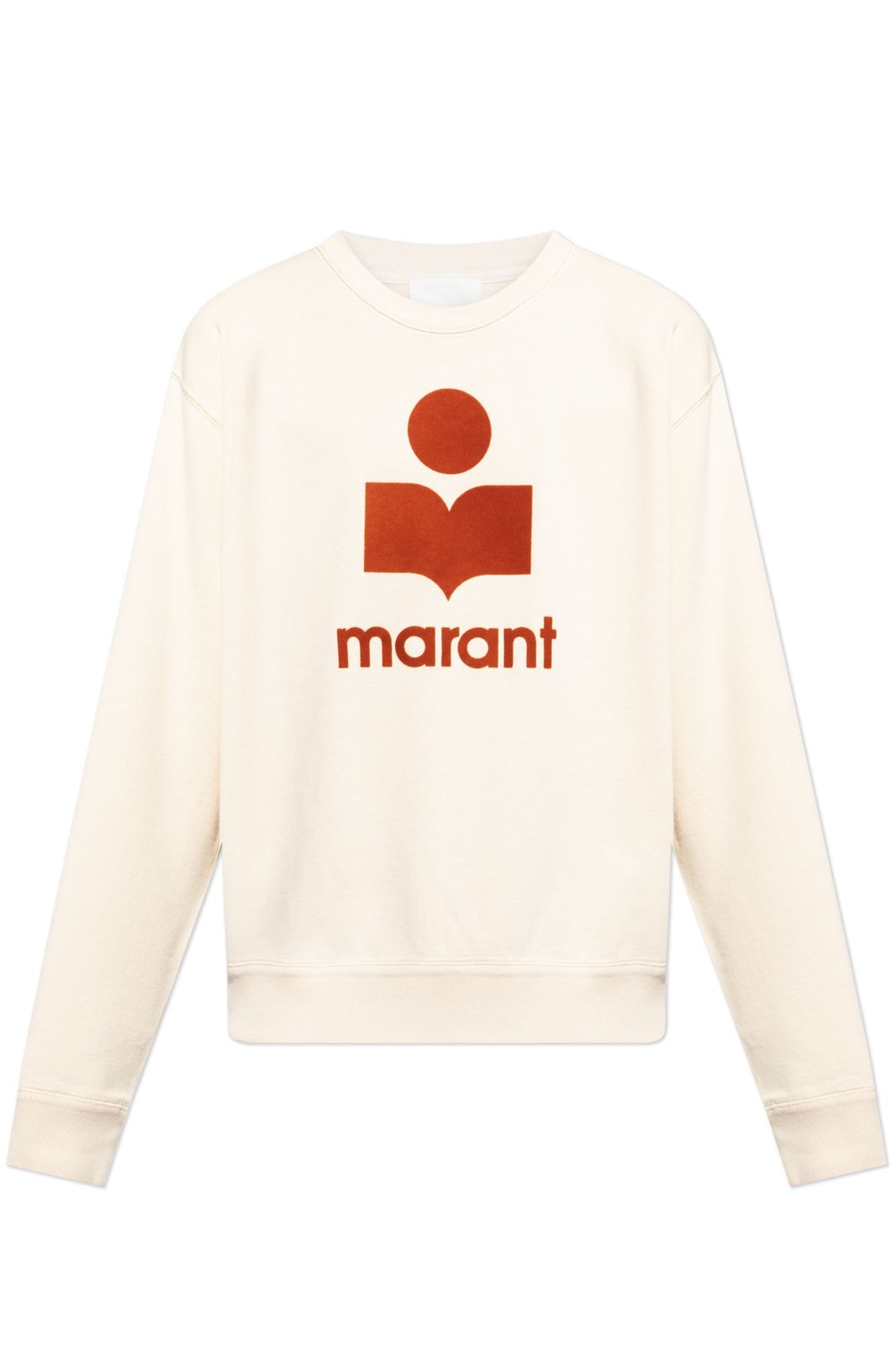 Isabel Marant Logo Flocked Crewneck Sweatshirt