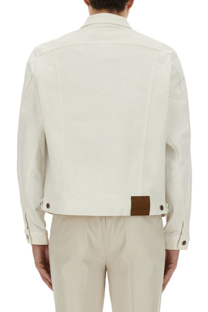 美品・現行トムフォードデニムタキシードジャケットストレッチ洗い加工