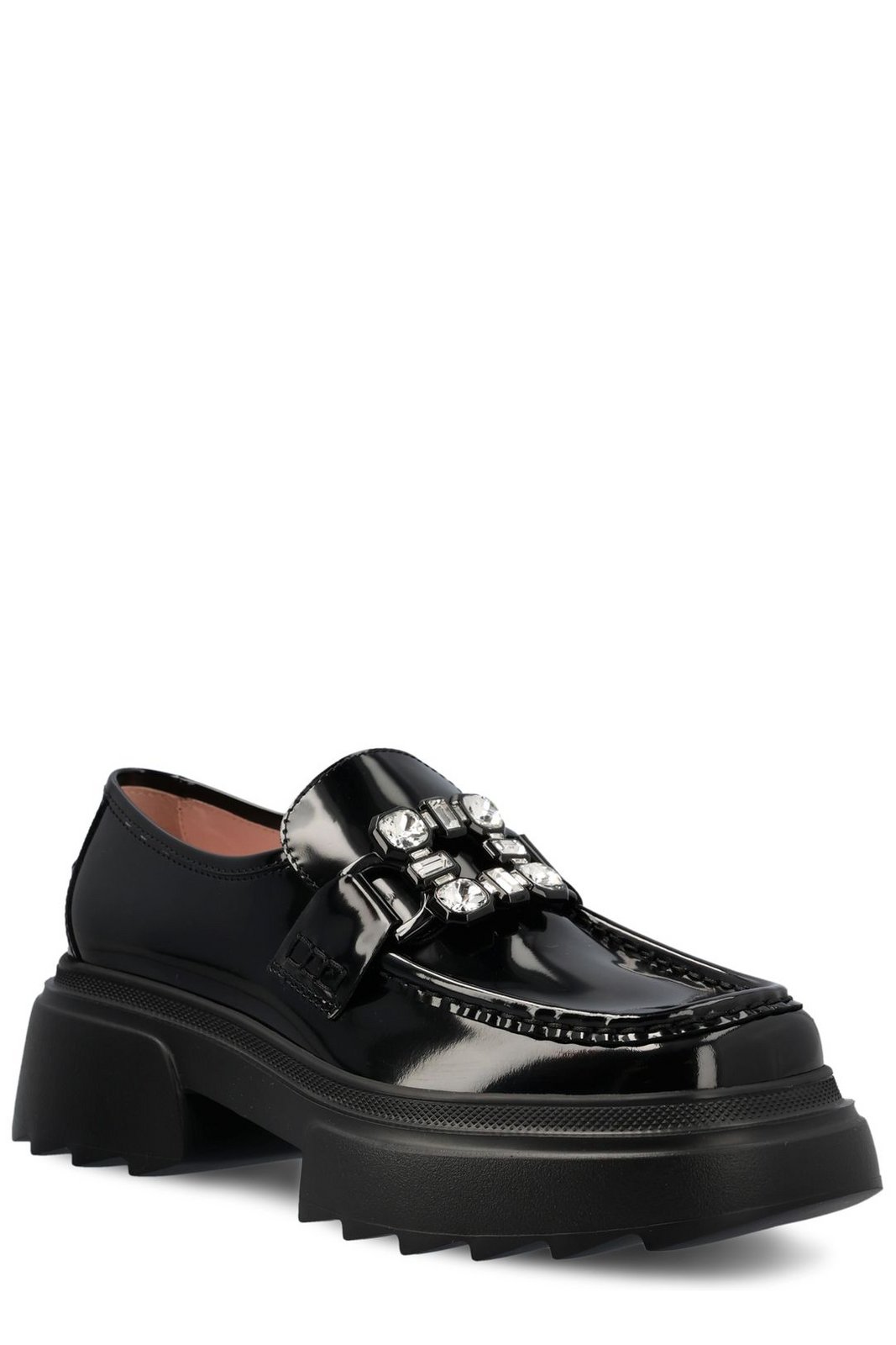 Roger Vivier Wallaviv Buckle Embellished Loafers