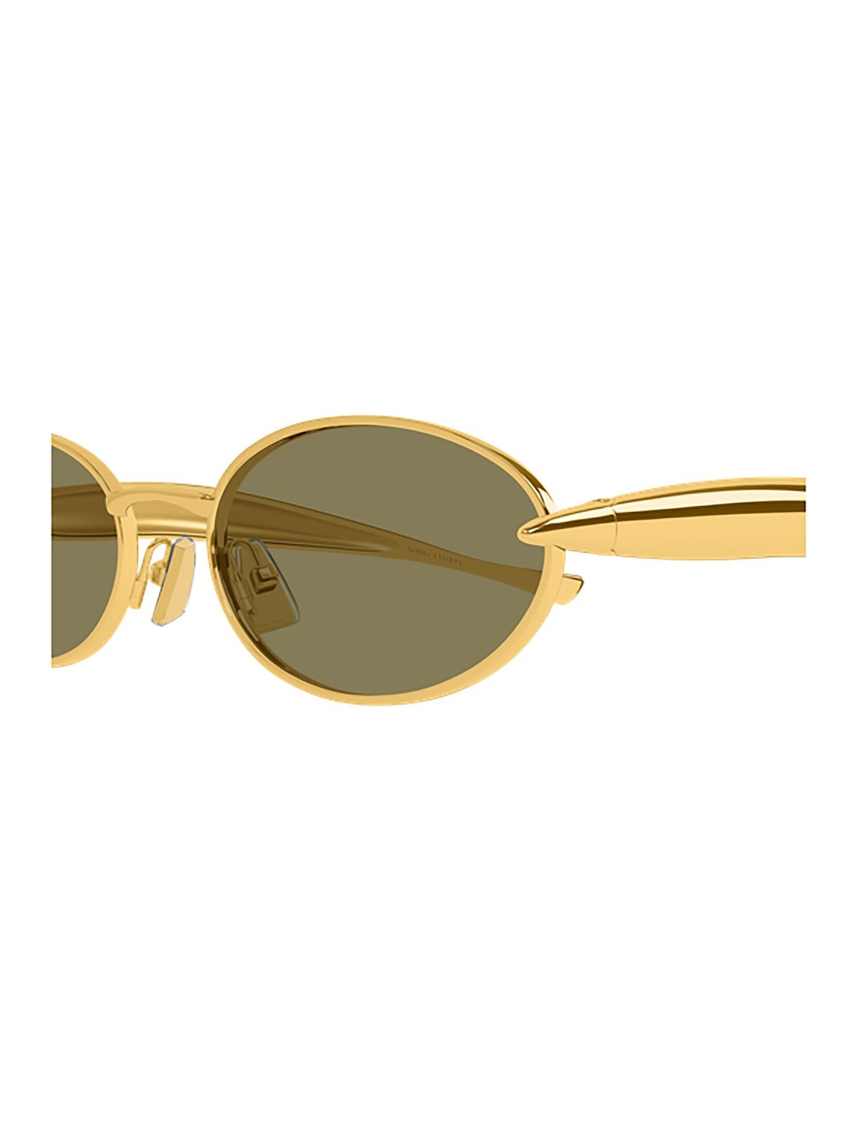 Bottega Veneta Eyewear Oval Frame Sunglasses
