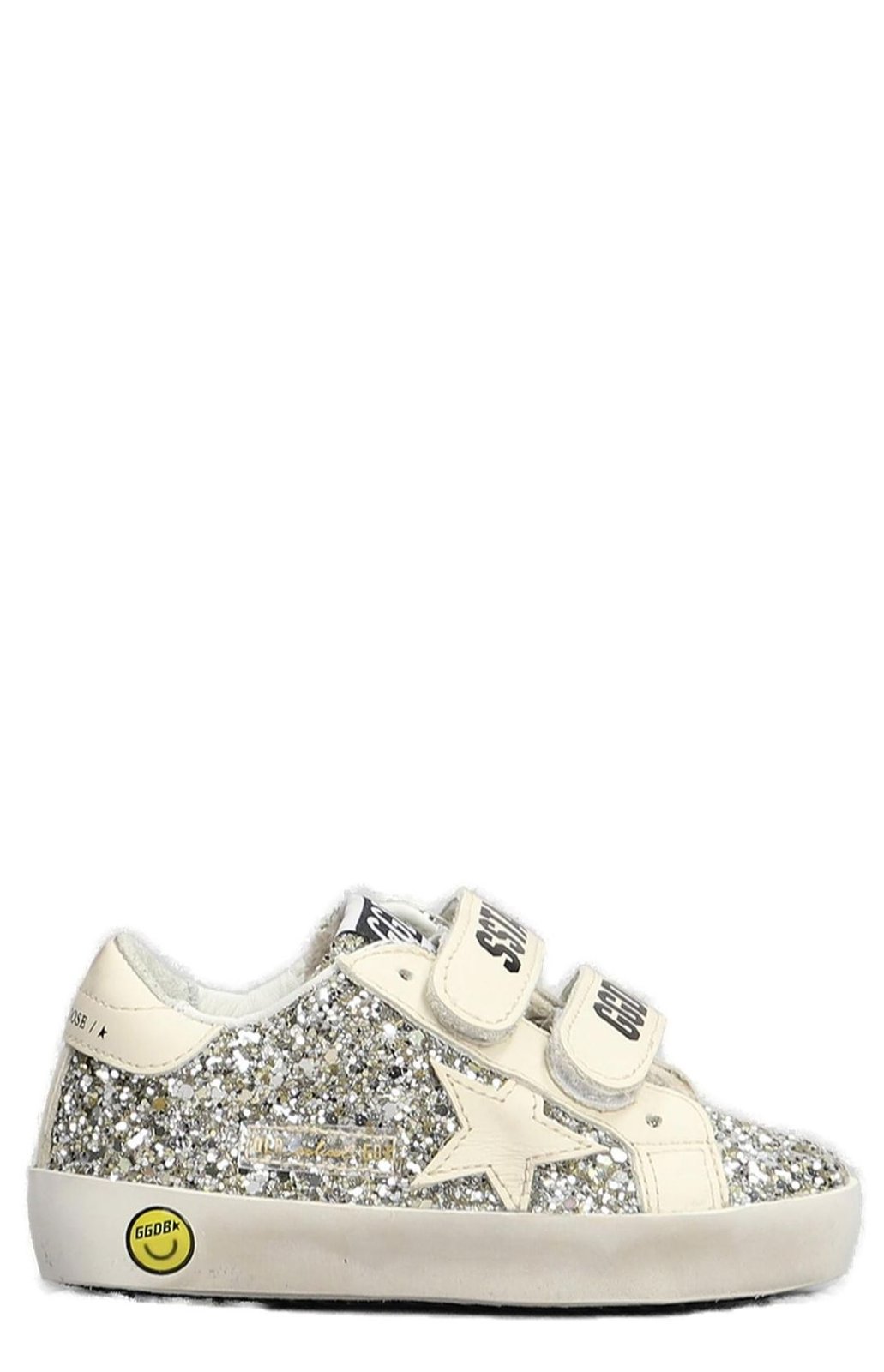 Golden Goose Kids Old School Logo-Patch Glittered Sneakers