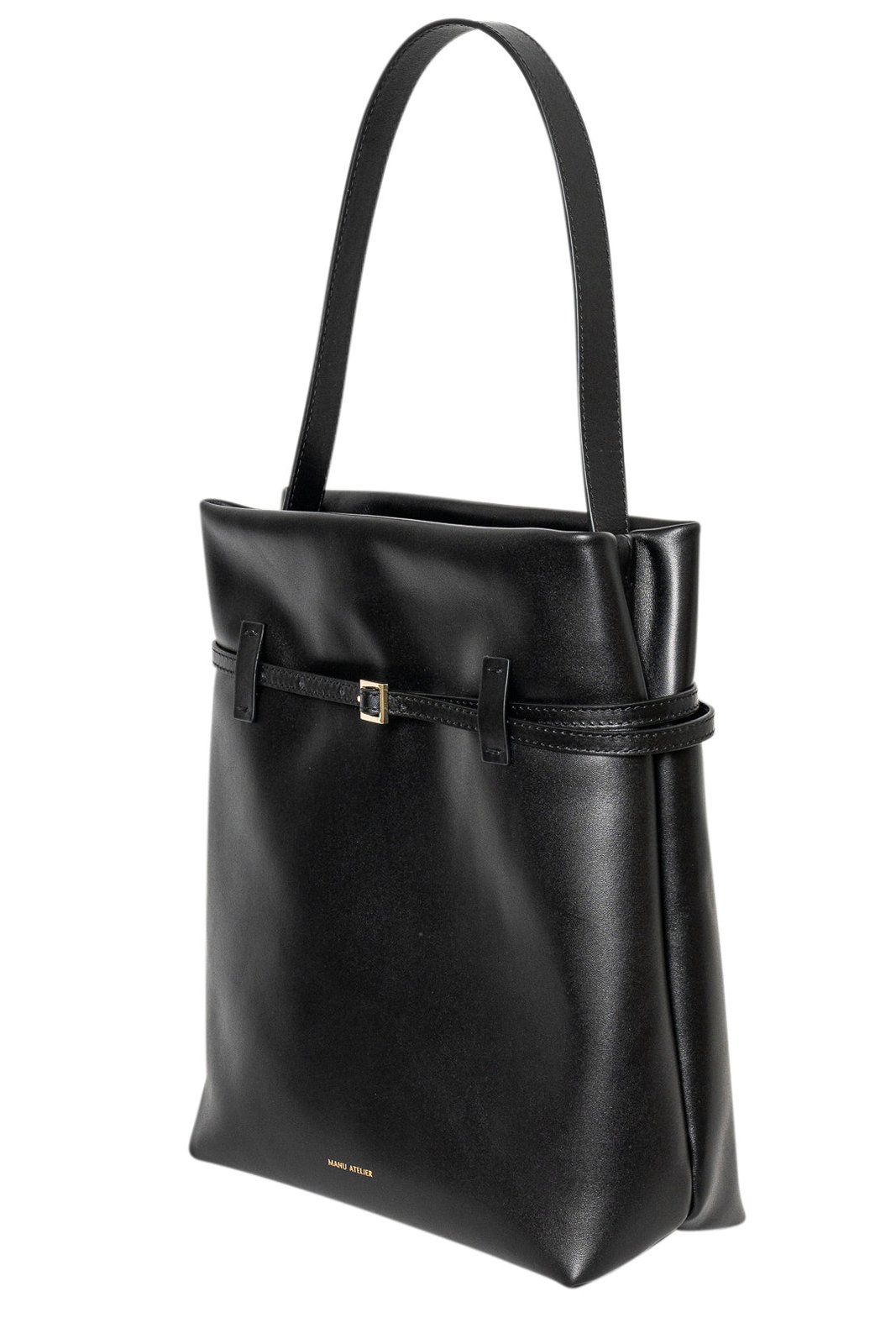 Manu Atelier Buckle Detailed Tote Bag