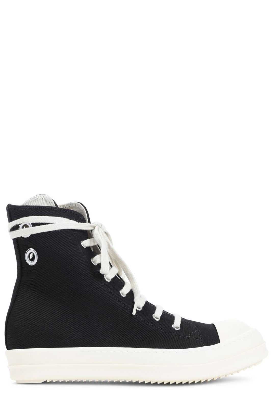 Rick Owens DRKSHDW Round-Toe High-Top Sneakers
