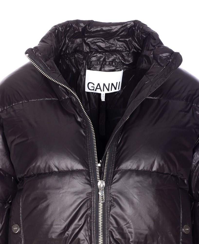 GANNI 숏 퍼퍼 자켓