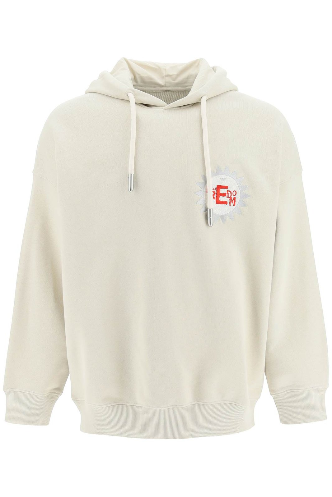【EMPORIO ARMANI】 Men's Patch Logo Hoodie ★ Cotton 100% Emporio Armani logo-patch cotton-blend Hoodie | Black | FARFETCH