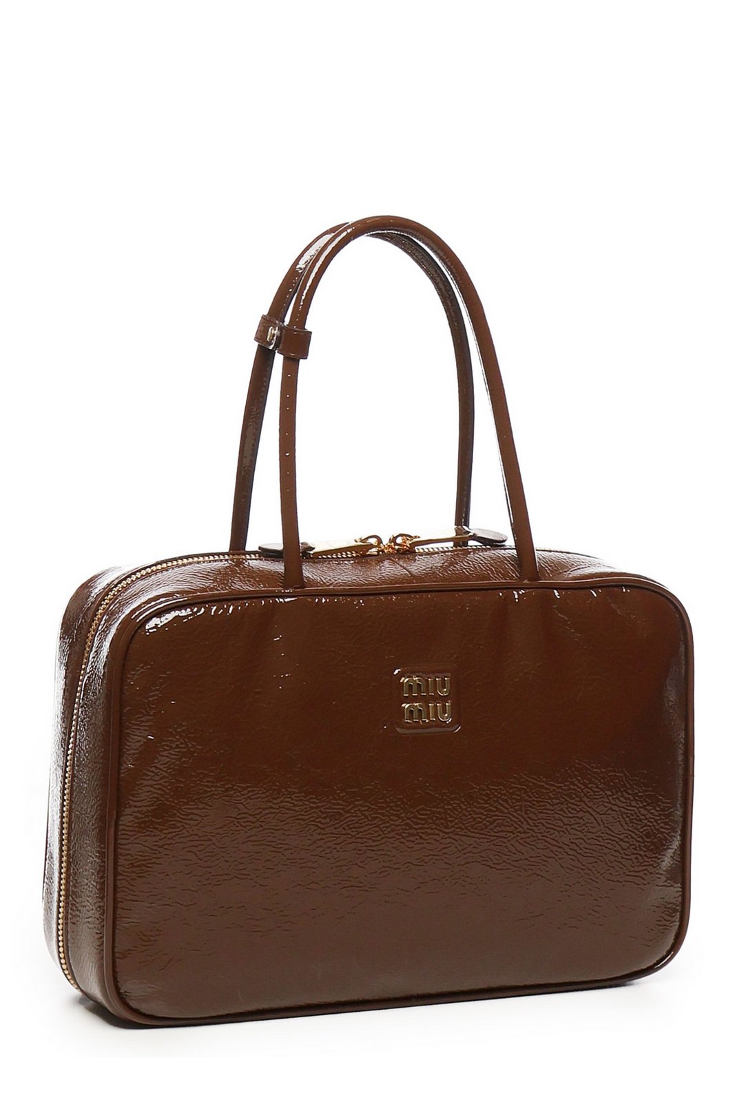 Miu Miu Logo-Lettering Zipped Handbag