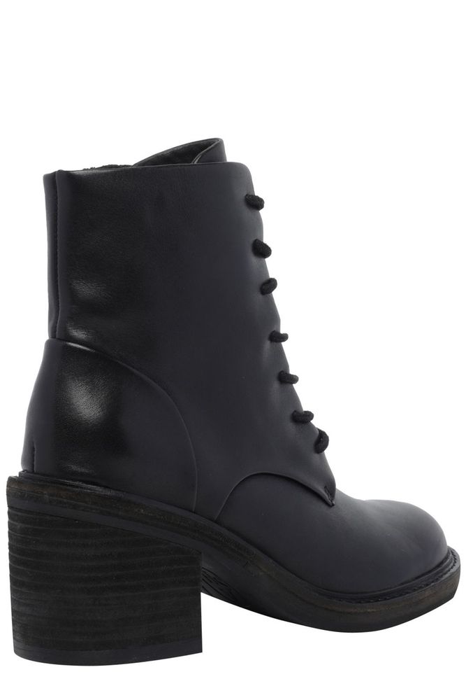 ASH 익시아 레이스업 블록힐 부츠