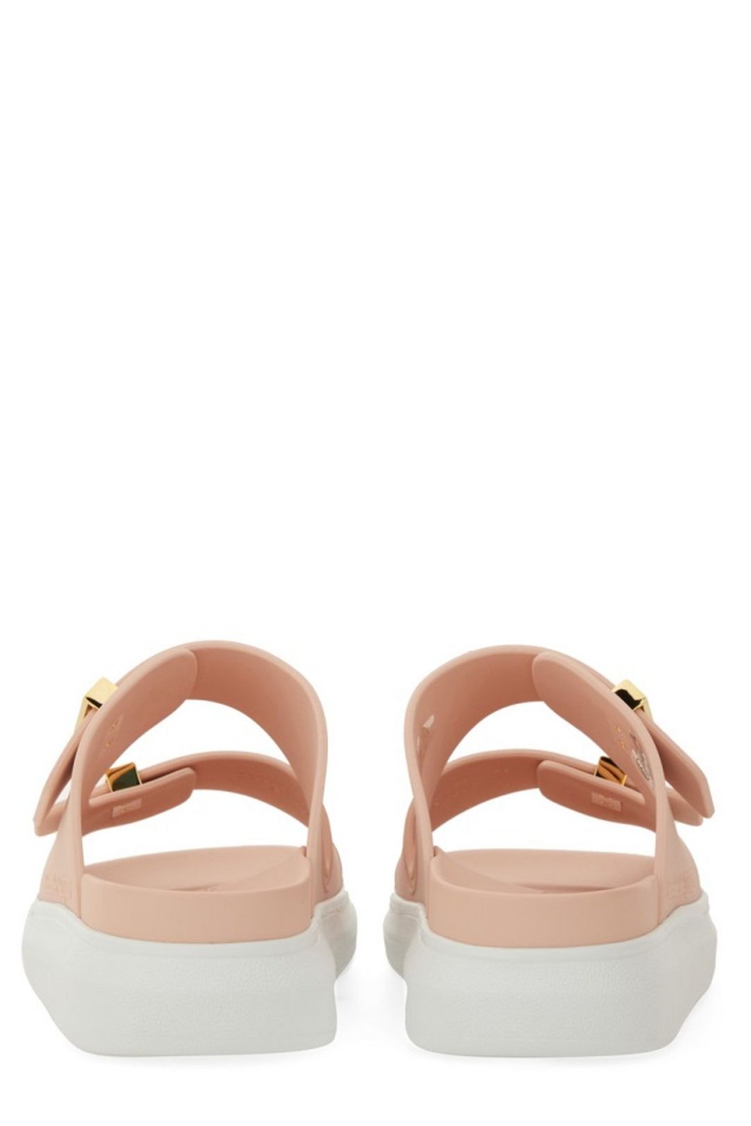 Alexander McQueen Double Strap Slip-On Slides – Cettire