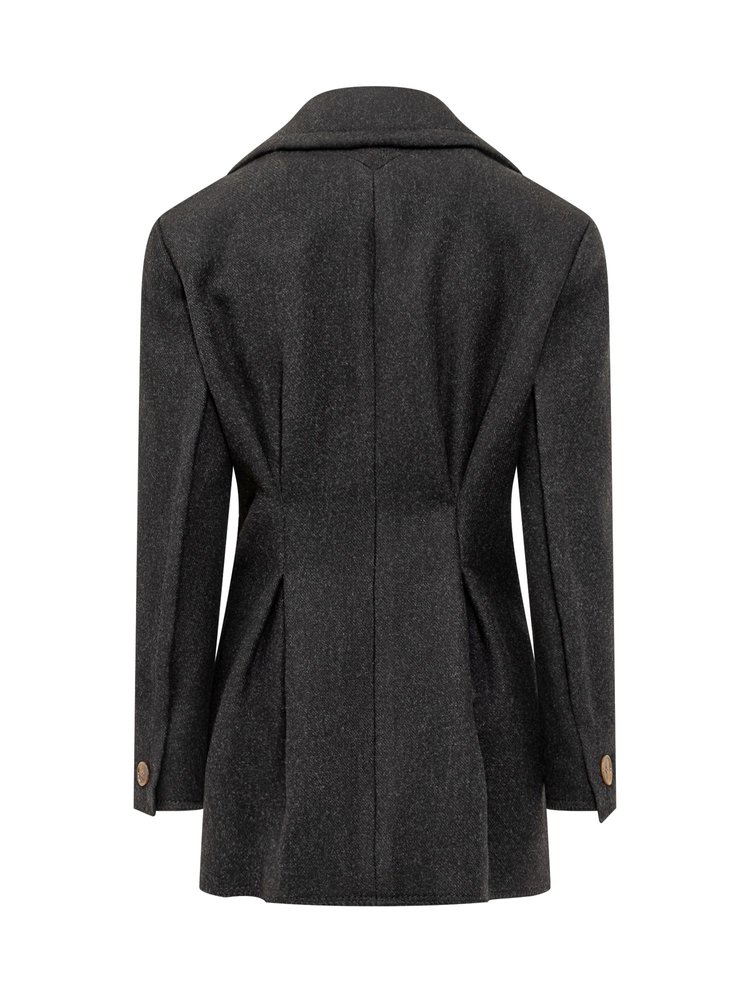 LANVIN 더블 브레스트 테일러드 코트