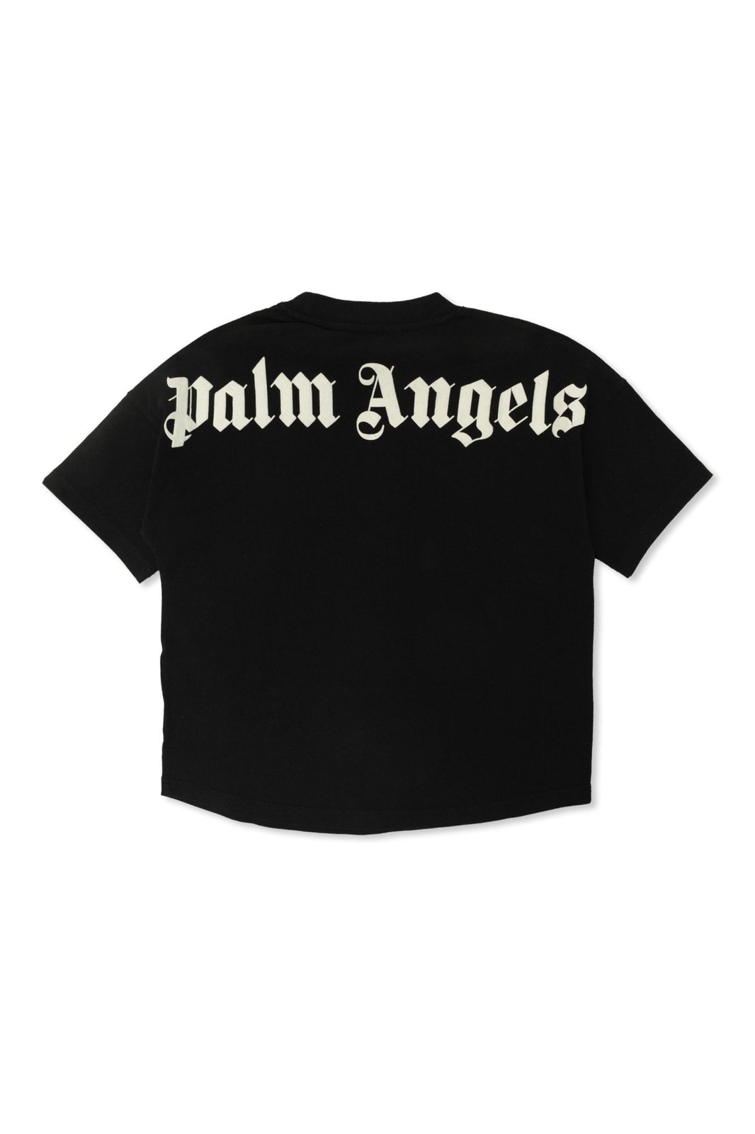 Palm Angels Kids Logo Printed Crewneck T-Shirt
