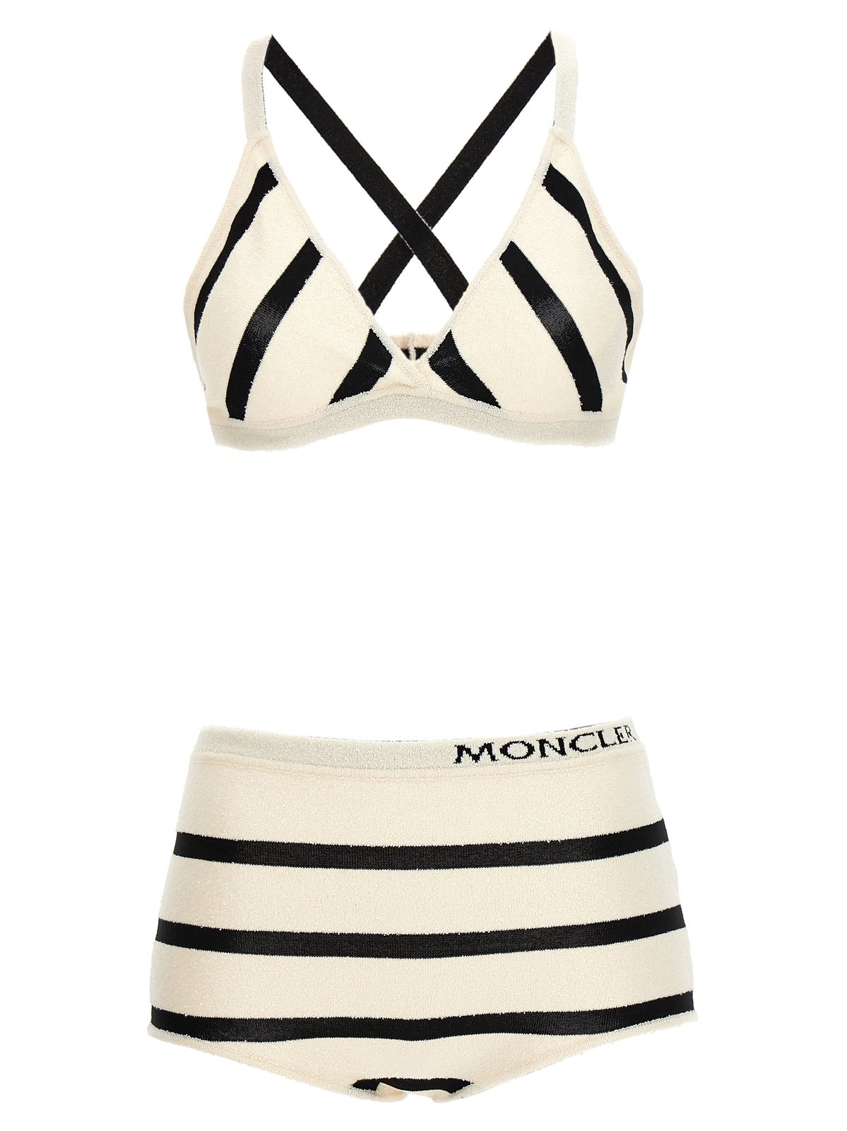 Moncler Striped Logo Detailed Set