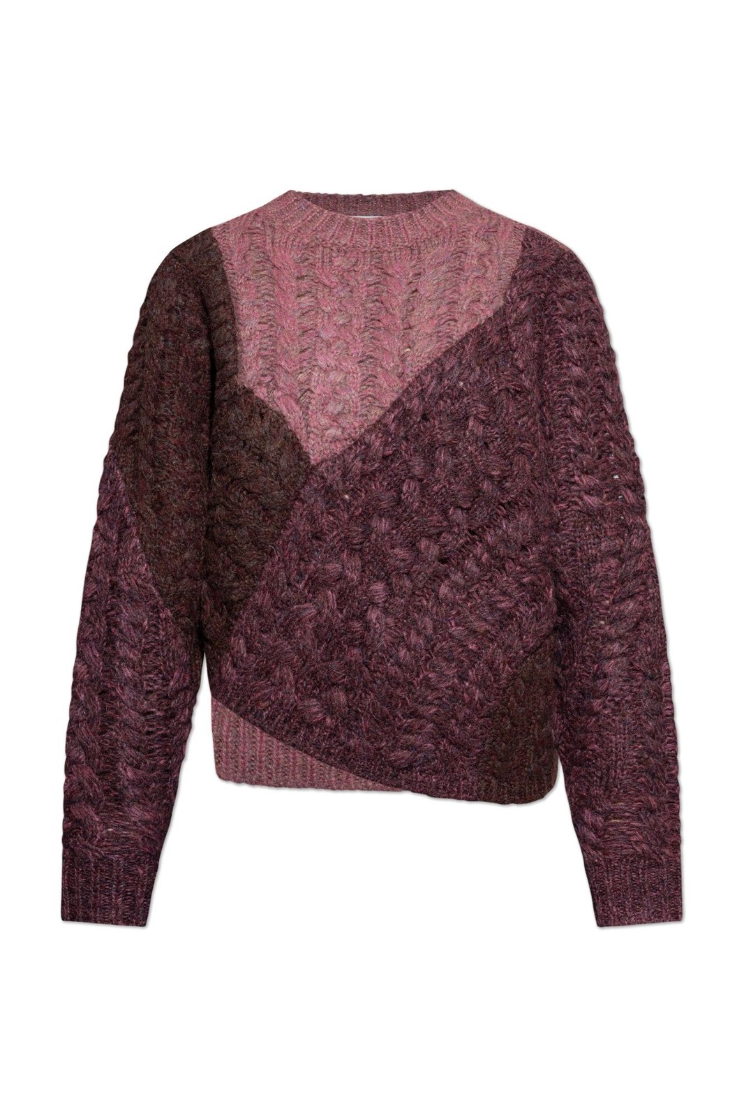 Isabel Marant Étoile Patchwork Cable-Knit Jumper