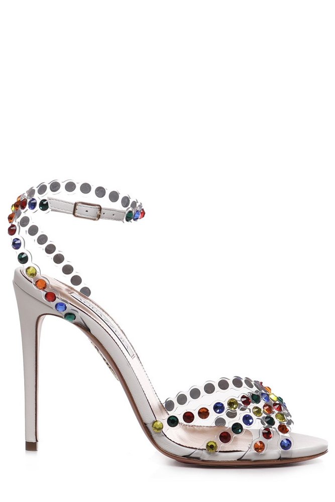 Flat Sandals Aquazzura Rainbow AQUAZZURA BEIGE CREAM TEQUILA