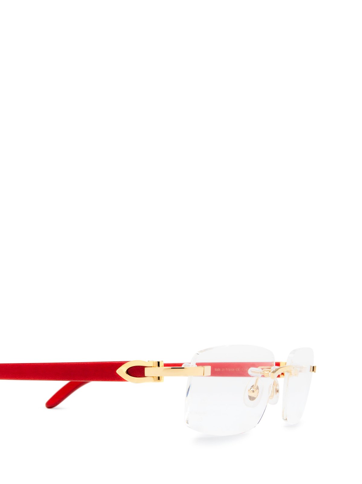 Cartier Rimless Rectangular Glasses