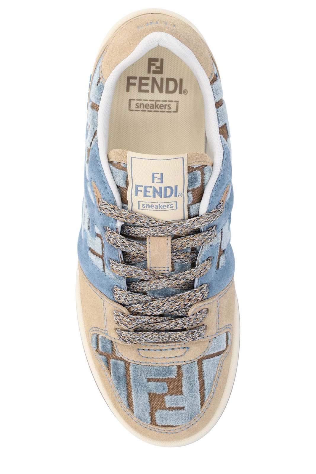 Shop Fendi Match Low-Top Sneakers on Sale at BeyondStyle