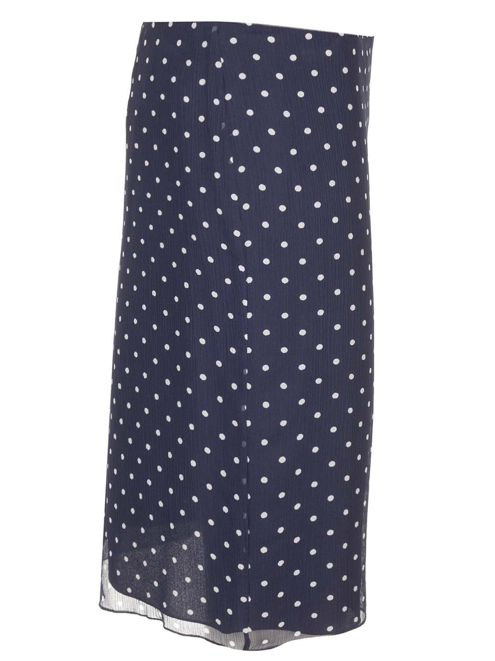 Shop Miu Miu Mid-Rise Polka-Dot Midi Skirt on Sale at BeyondStyle