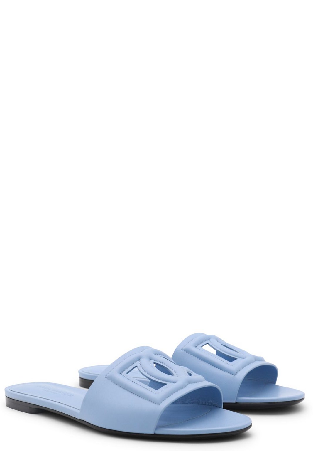Dolce & Gabbana Logo Cut-Out Sandals