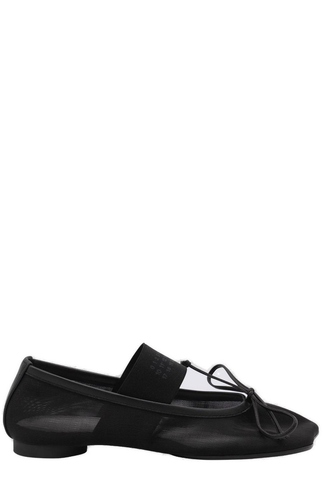 MM6 Maison Margiela Bow Detail Ballet Shoes