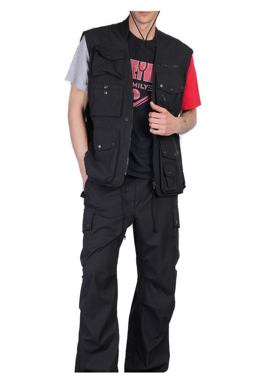 トップス NEEDLES FIELD VEST Needles Men's Field Vest in Black Needles
