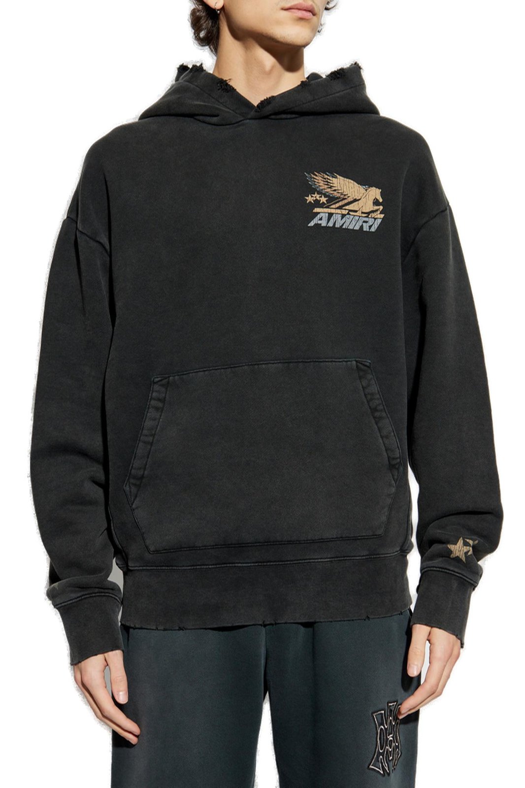 Amiri Logo Printed Hoodie