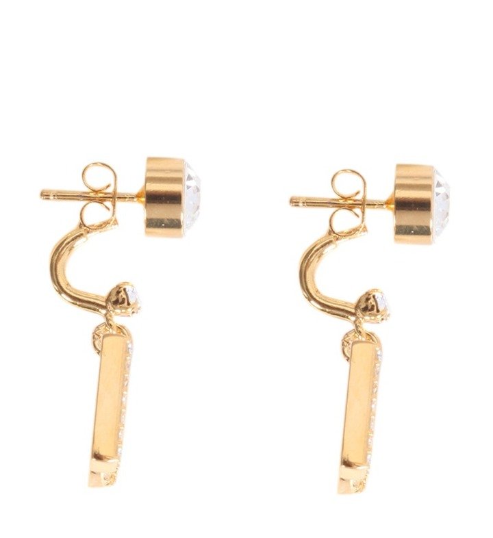 Dolce & Gabbana DG Logo Drop Earrings