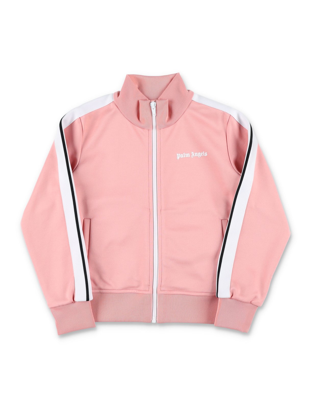 Palm Angels Kids Logo Printed Zipped Jacket