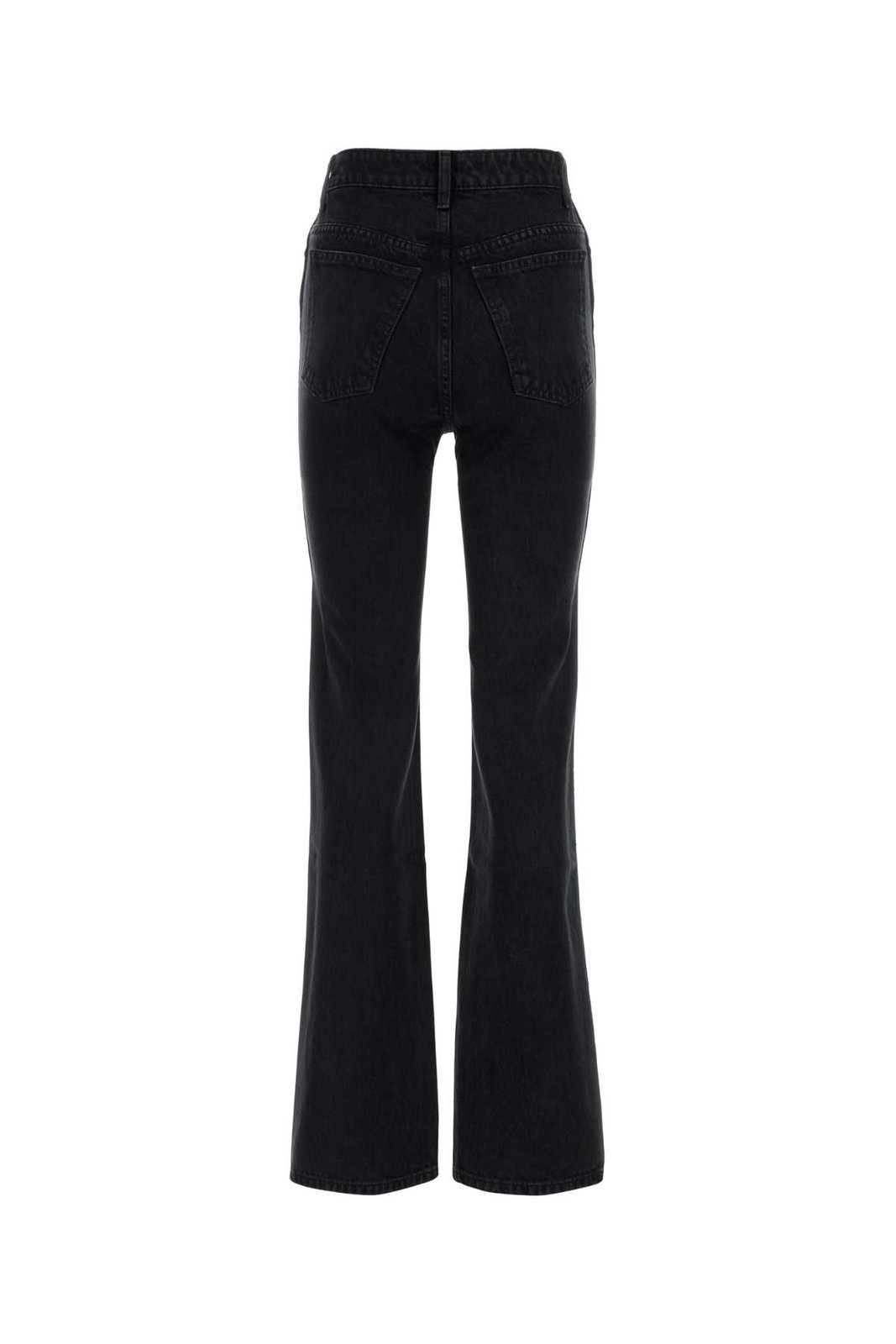 Khaite Danielle High-Waist Straight-Leg Jeans