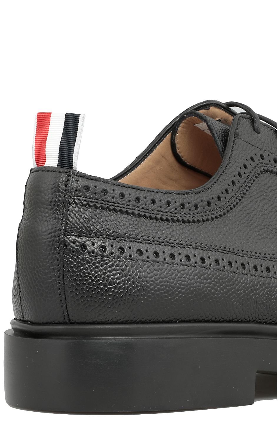 Thom Browne Longwing Almond-Toe Derby Shoes