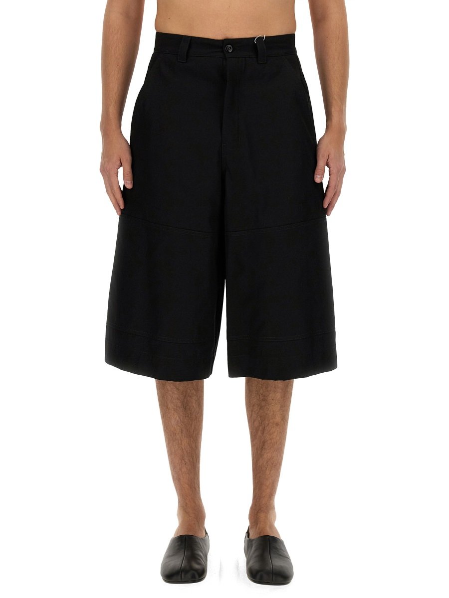 MM6 Maison Margiela Wide Leg Chino Shorts – Cettire