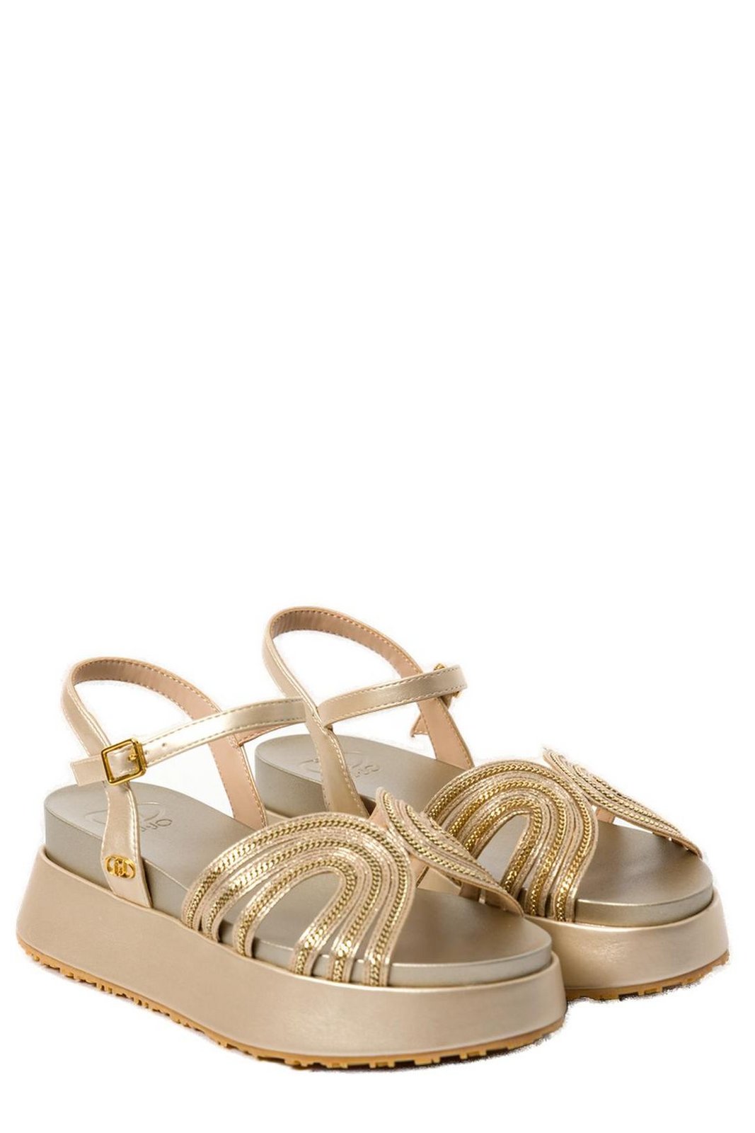 Liu Jo Chain Detailed Platform Sandals