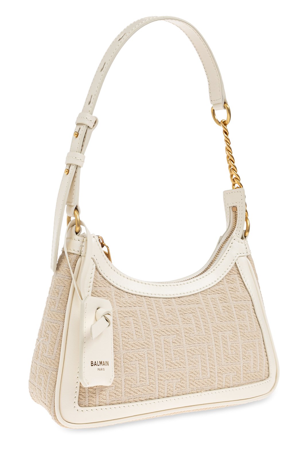 Balmain Monogram Jacquard B-Army Shoulder Bag