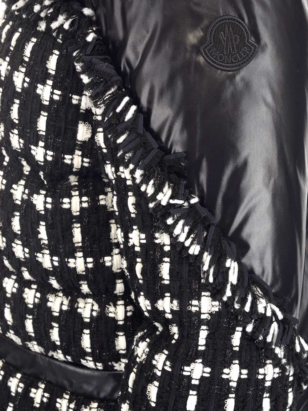 Moncler Ginavelle Tweed Down Jacket