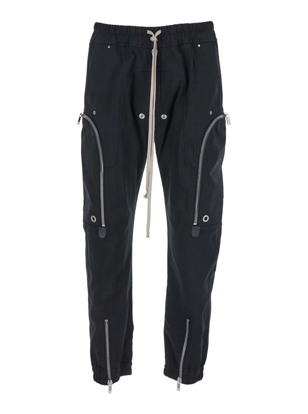 Rick Owens Bauhaus Zip-Detail Drawstring Trousers