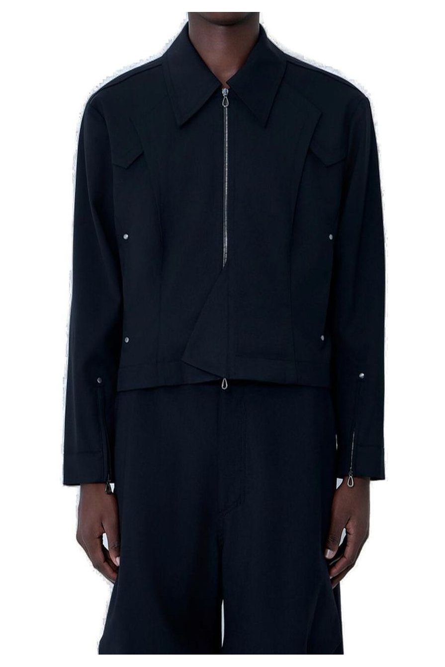 Kiko Kostadinov Kraner Zipped Cropped Blouson – Cettire