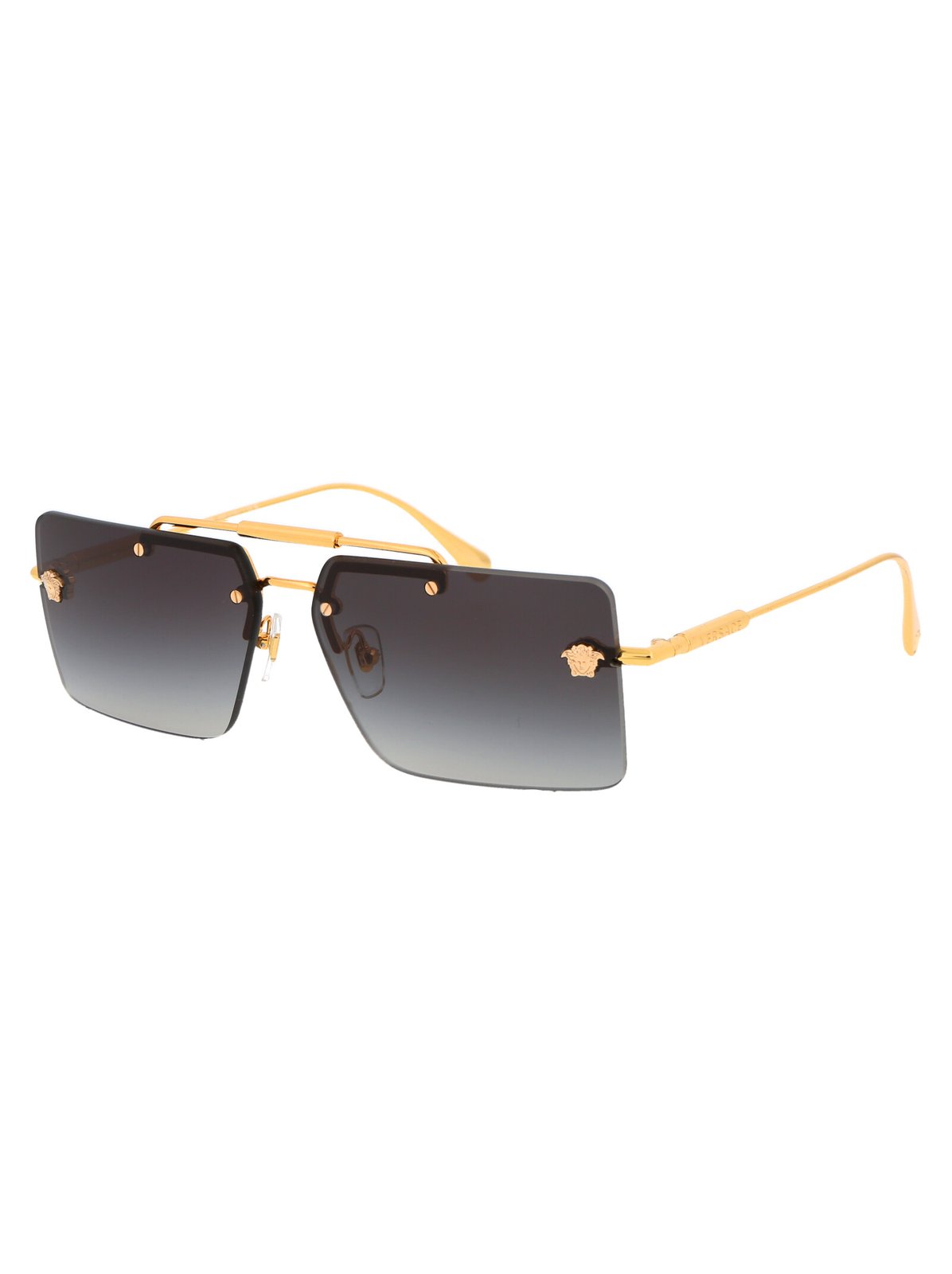 Versace Eyewear Rectangular Frame Sunglasses