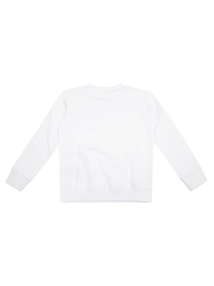 Balmain Kids 로고 프린트 크루넥 스웨트셔츠